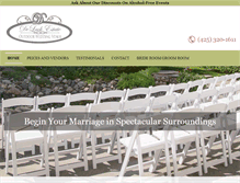 Tablet Screenshot of delackestateweddingvenue.com